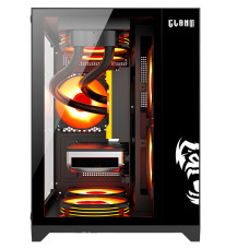 GABINETE GAMER GRODD | LATERAL DE VIDRO - AQUÁRIO - CLANM